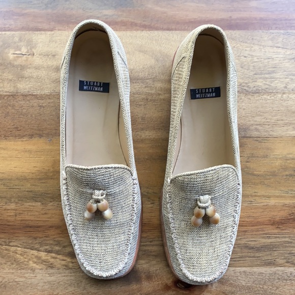 😎 Stuart Weitzman Chunk Heel Loafer 😎 - Picture 2 of 7